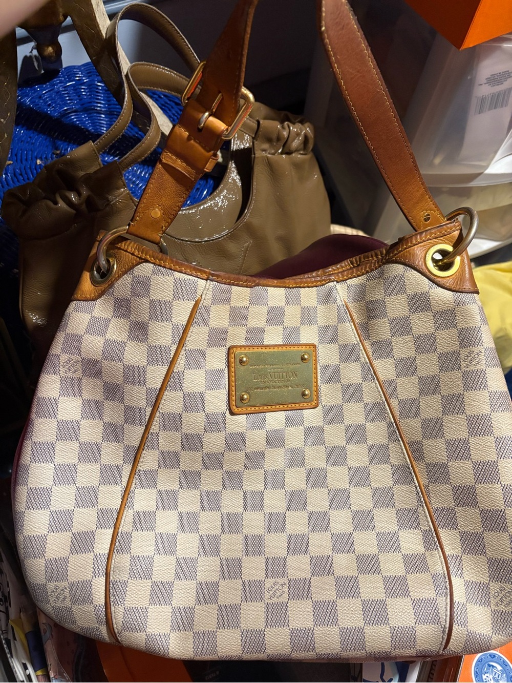 Priced To Sell Authentic Louis Vuitton Galleria PM Damier Azur